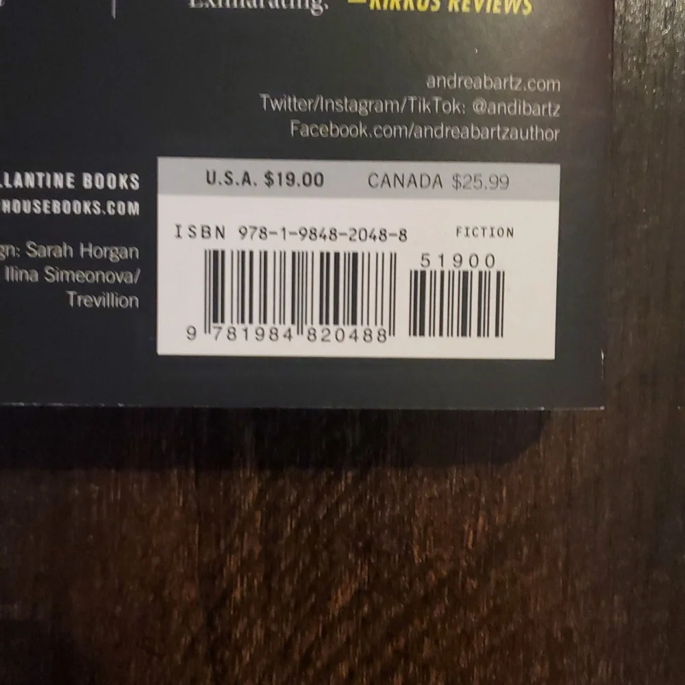 Adult Fiction Book